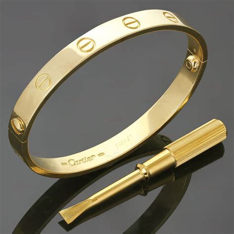 cartier screw on bracelet|cartier bracelet with screw design.